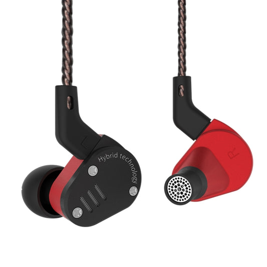 KZ ZSA Ring Iron Hybrid Drive Sport In-ear Wired Earphone,, ZSA Standard Version(Black Red), ZSA Standard Version(Grey), ZSA Mic Version(Black Red), ZSA Mic Version(Grey)