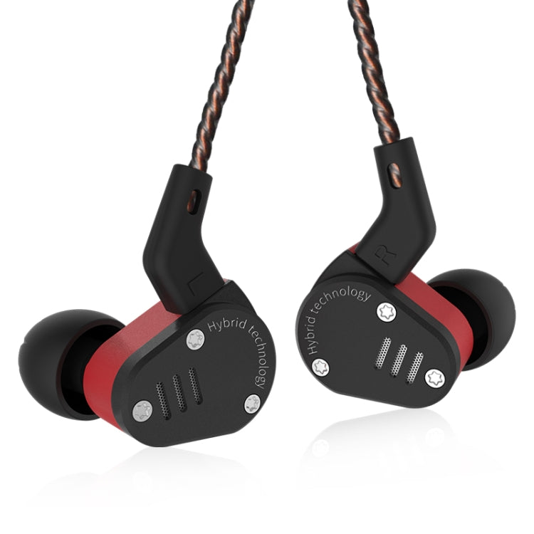 KZ ZSA Ring Iron Hybrid Drive Sport In-ear Wired Earphone,, ZSA Standard Version(Black Red), ZSA Standard Version(Grey), ZSA Mic Version(Black Red), ZSA Mic Version(Grey)