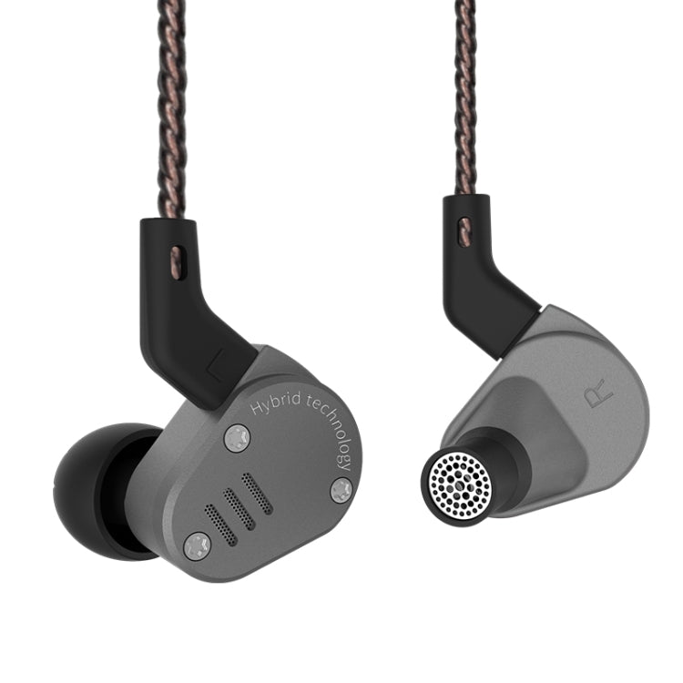 KZ ZSA Ring Iron Hybrid Drive Sport In-ear Wired Earphone,, ZSA Standard Version(Black Red), ZSA Standard Version(Grey), ZSA Mic Version(Black Red), ZSA Mic Version(Grey)