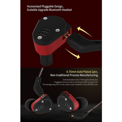 KZ ZSA Ring Iron Hybrid Drive Sport In-ear Wired Earphone,, ZSA Standard Version(Black Red), ZSA Standard Version(Grey), ZSA Mic Version(Black Red), ZSA Mic Version(Grey)