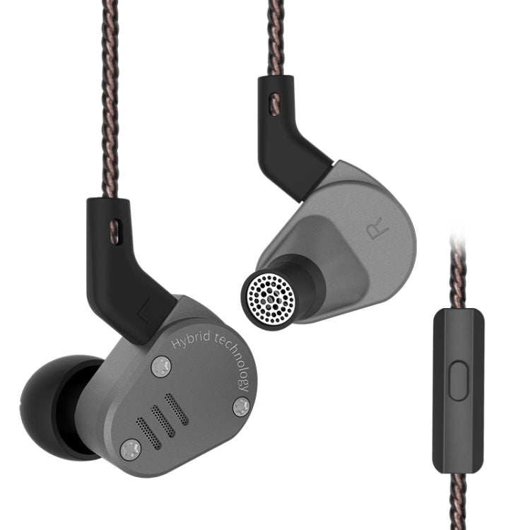 KZ ZSA Ring Iron Hybrid Drive Sport In-ear Wired Earphone,, ZSA Standard Version(Black Red), ZSA Standard Version(Grey), ZSA Mic Version(Black Red), ZSA Mic Version(Grey)