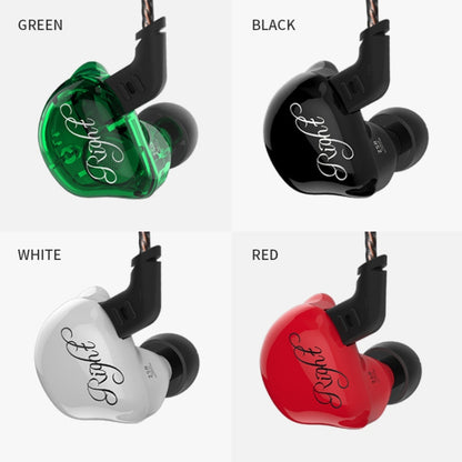 KZ ZSR 6-unit Ring Iron In-ear Wired Earphone,, ZSR Standard Version(White), ZSR Standard Version(Black), ZSR Standard Version(Red), Standard Version(Green), ZSR Mic Version(White), ZSR Mic Version(Black), ZSR Mic Version(Red), ZSR Mic Version(Green)