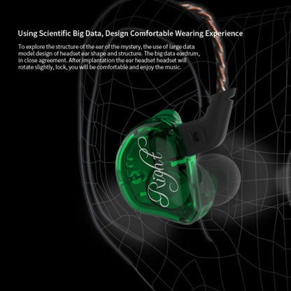 KZ ZSR 6-unit Ring Iron In-ear Wired Earphone,, ZSR Standard Version(White), ZSR Standard Version(Black), ZSR Standard Version(Red), Standard Version(Green), ZSR Mic Version(White), ZSR Mic Version(Black), ZSR Mic Version(Red), ZSR Mic Version(Green)