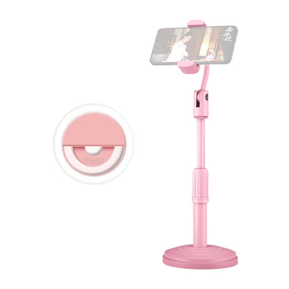 Desktop Stand Mobile Phone Tablet Live Broadcast Stand Telescopic Disc Stand, Holder + Fill Light, Holder + Remote Control