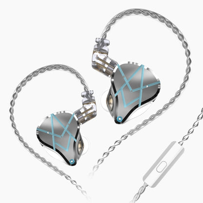 KZ ASX 20-unit Balance Armature Monitor HiFi In-Ear Wired Earphone, No Mic, With Mic