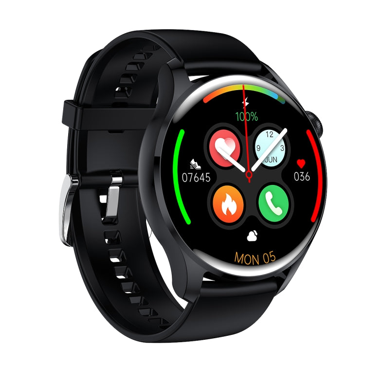 M103 1.35 inch IPS Color Screen IP67 Waterproof Smart Watch, Support Sleep Monitoring / Heart Rate Monitoring / Bluetooth Call / Music Playback, Style: Silicone Strap, Silicone Strap(Black), Silicone Strap(Black Silver)