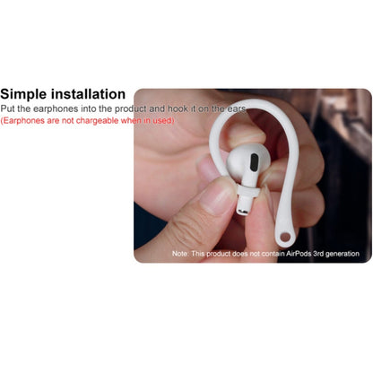 1 Pair imak Wireless Earphones Silicone Anti-lost Lanyard Ear Hook, For AirPods 3