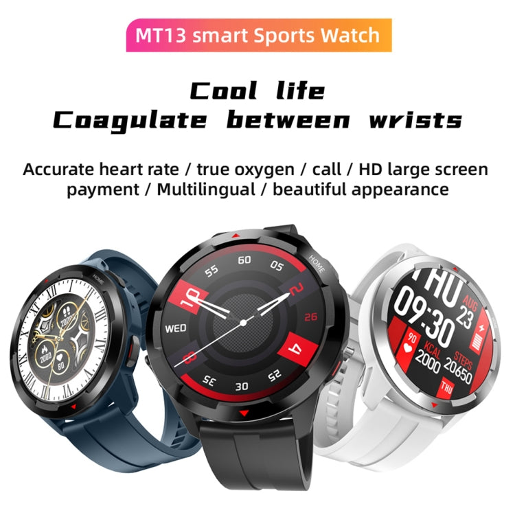 MT13 1.32 inch TFT Screen Smart Watch, Support Bluetooth Call & Alipay