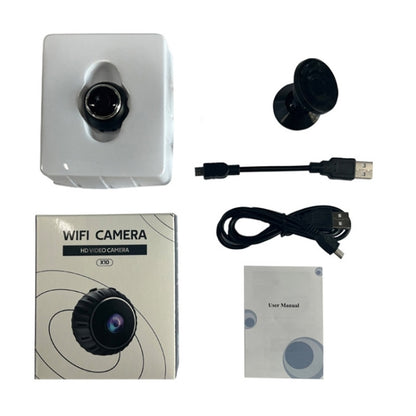 X10 HD Infrared Night Vision Mini WiFi Camera With Base, X10