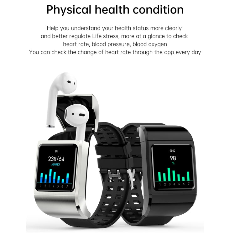 G36pro 1.3 inch IPS Screen Earphone Smart Watch,Support Blood Pressure Measurement / Sleep Monitoring