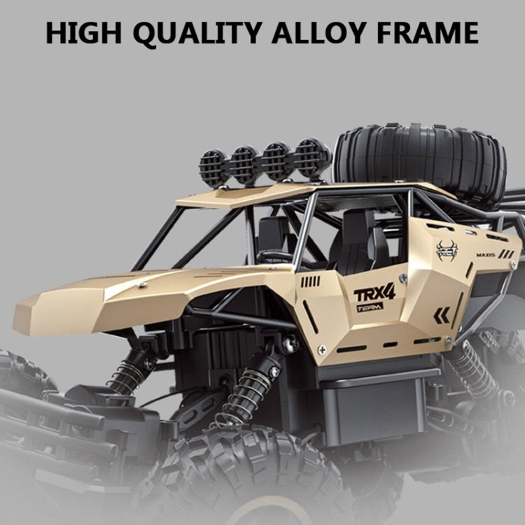 4WD Oversized Alloy Six Wheel Vehicle RC Car, (Black), (Gold)