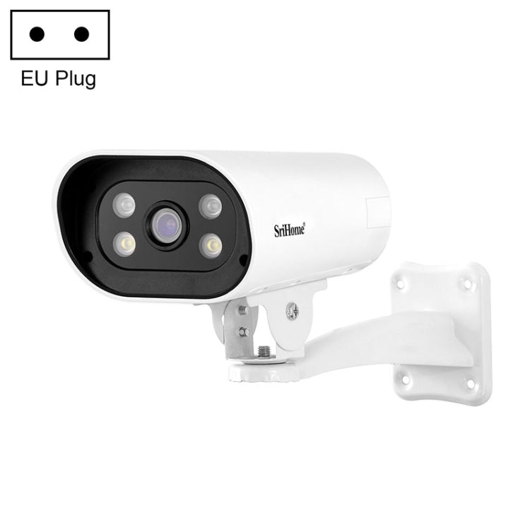 SriHome SH037B 4MP Full Color Night Vision IP66 Waterproof Bullet Camera, POE Version,, EU Plug, US Plug, UK Plug, AU Plug