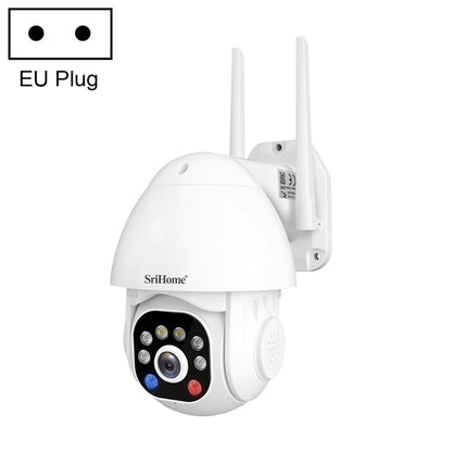 SriHome SH039B 3MP Sound and Light Alarm IP66 Waterproof Dome Camera,, EU Plug, US Plug, UK Plug, AU Plug