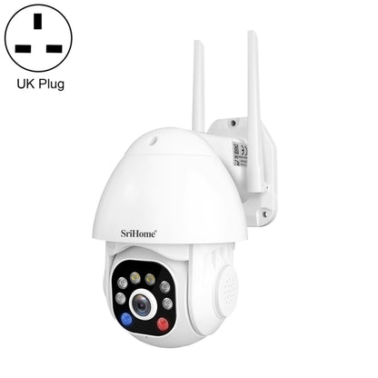 SriHome SH039B 3MP Sound and Light Alarm IP66 Waterproof Dome Camera,, EU Plug, US Plug, UK Plug, AU Plug