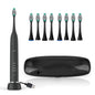 USB Charging Adults Electric Sonic Toothbrush with 8 Brush Heads