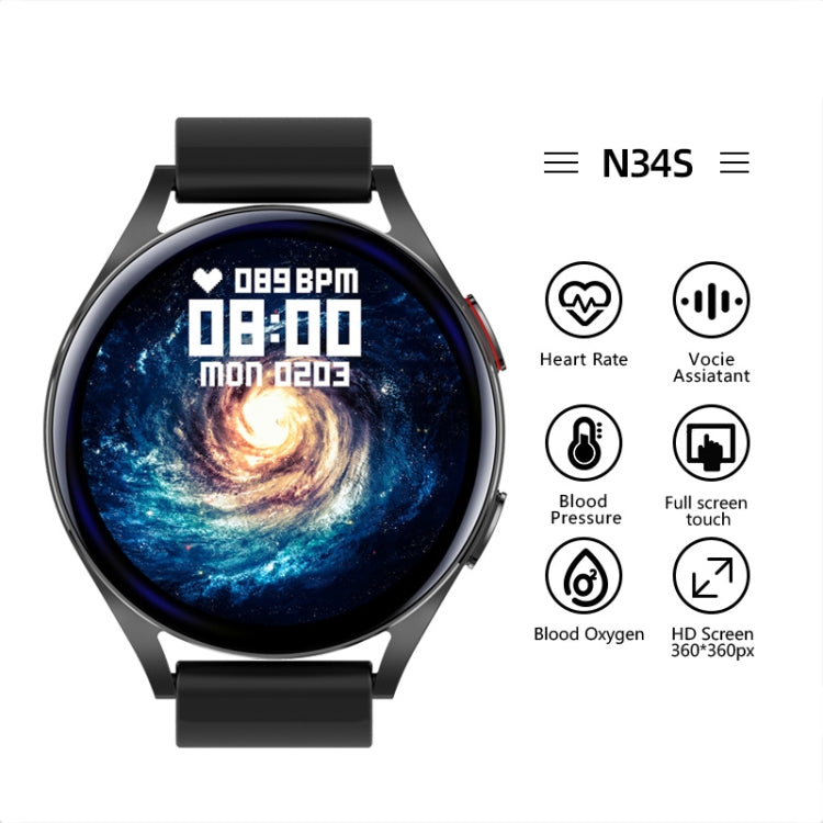 NORTH EDGE N34S 1.32 inch Screen Smart Watch Support Health Monitoring / Voice Assistant