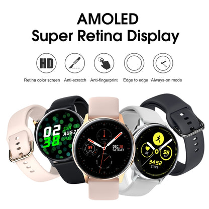 SG20 1.2 inch AMOLED Screen Smart Watch, IP68 Waterproof, Support Music Control / Bluetooth Photograph / Heart Rate Monitor / Blood Pressure Monitoring