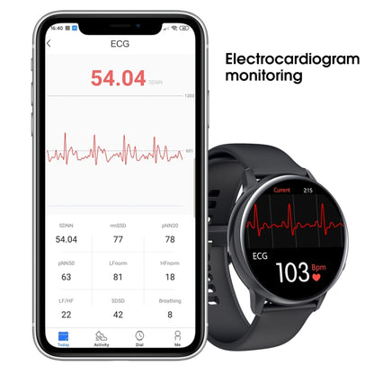 SG20 1.2 inch AMOLED Screen Smart Watch, IP68 Waterproof, Support Music Control / Bluetooth Photograph / Heart Rate Monitor / Blood Pressure Monitoring