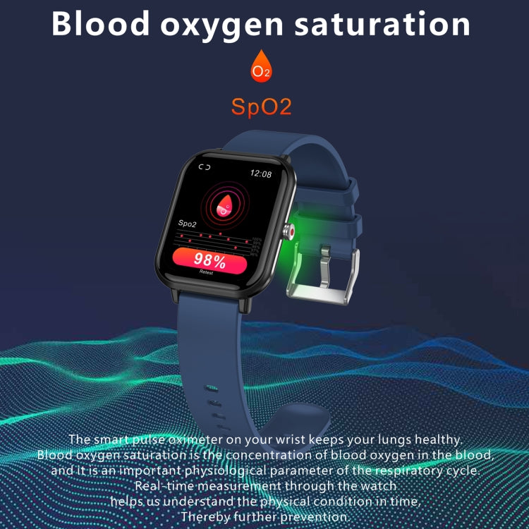 Q9 Pro 1.7 inch TFT HD Screen Smart Watch, Support Body Temperature Monitoring/Heart Rate Monitoring