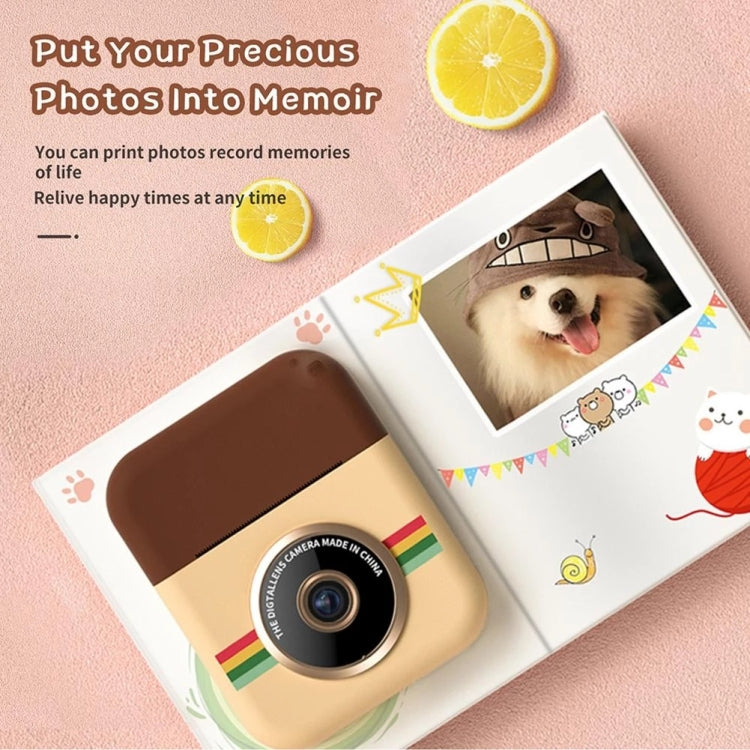 No Memory Card CP08 2.4 inch IPS HD Screen Children Instant Camera, No Memory Card, 16G, 32G