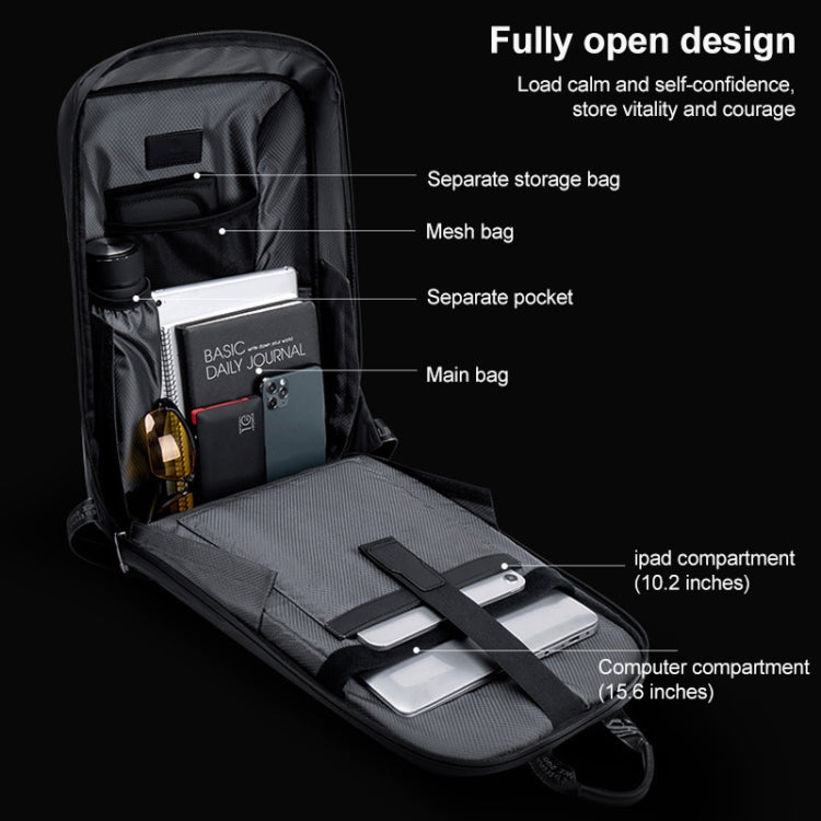 Shock Resistant Hard Shell Backpack Computer Backpack