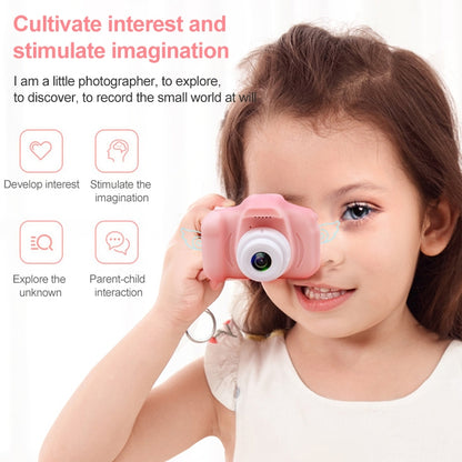 X2S 2.0 Inch LCD Screen Mini Children Camera Digital Camera, HD 1300W, 800W