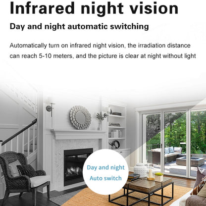 AS02 Home Security Infrared Night Vision Wireless Voice Intercom Small Camera, AS02