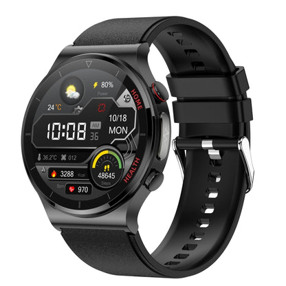 E300 1.32 Inch Screen TPU Watch Strap Smart Health Watch Supports Body Temperature Monitoring, ECG monitoring blood pressure