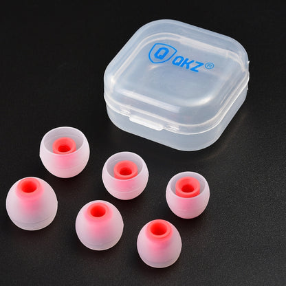 QKZ GJES 6-in-1 In-Ear Earphone Silicone Ear Caps