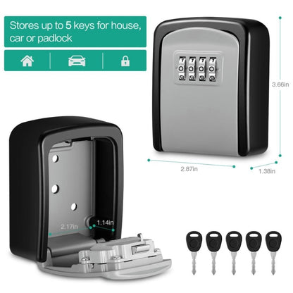 G9 4-digit Password Aluminum Alloy Key Storage Box