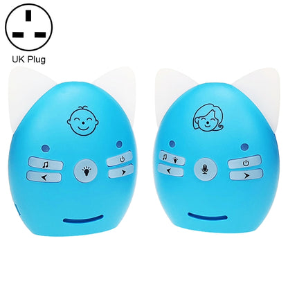 Wireless Audio Baby Monitor Support Voice Monitoring + Intercom + Night Light without Battery, US Plug, UK Plug, EU Plug, AU Plug