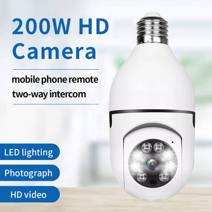 A6 2MP HD Light Bulb WiFi Camera Support Motion Detection/Two-way Audio/Night Vision/TF Card, Without Memory Card