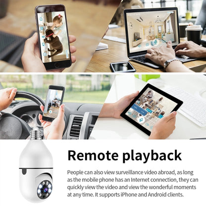 A6 2MP HD Light Bulb WiFi Camera Support Motion Detection/Two-way Audio/Night Vision/TF Card, With 32G Memory Card