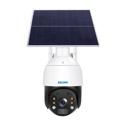 ESCAM QF724 3MP 24h Recording Cloud Storage PT 4G PIR Alarm IP Camera with Solar Panel, US Plug, EU Plug