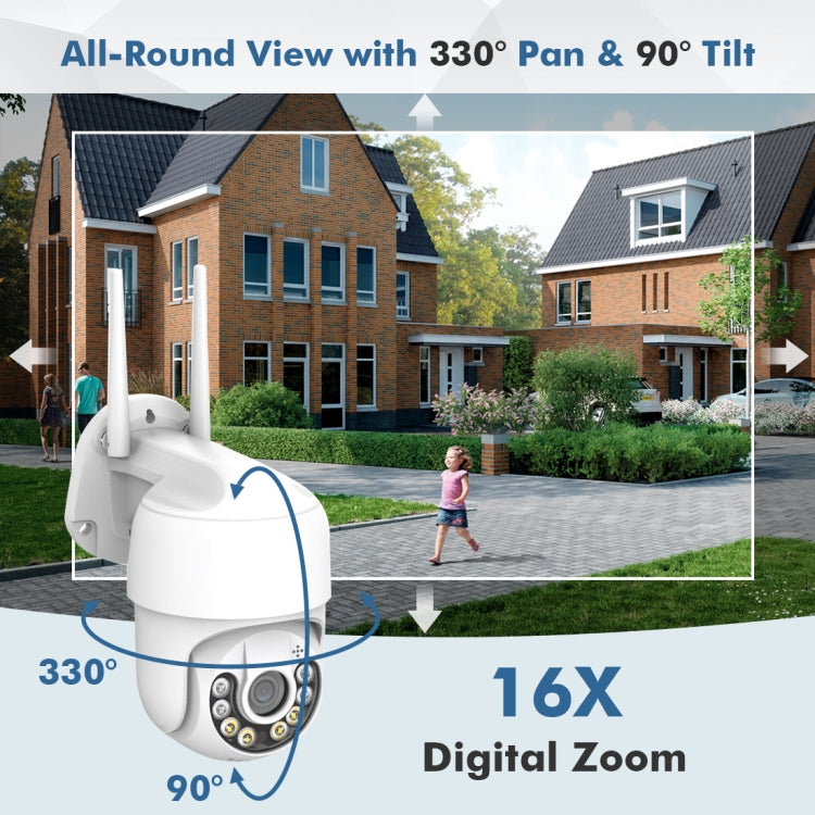 QX59 1920 x 1080P HD 2MP Wireless WiFi Smart Surveillance Camera, EU Plug, US Plug, UK Plug, AU Plug