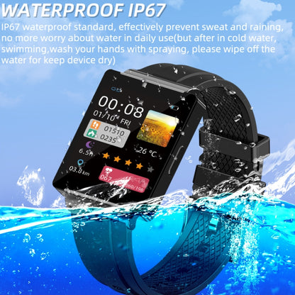 KS01 1.85 Inch Smart Watch Supports Blood Glucose Detection, Blood Pressure Detection, Blood Oxygen Detection, KS01