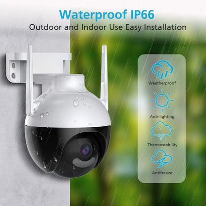 A18 4MP HD Wireless WiFi Smart Surveillance Camera, Specification:AU Plug, EU Plug, US Plug, UK Plug, AU Plug