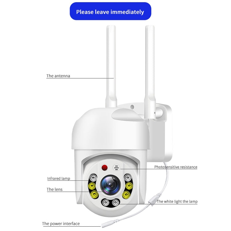 QX65 2MP HD IP66 Waterproof 5G Dual Band Wireless WiFi Camera, Specification:EU Plug, EU Plug, US Plug, UK Plug, AU Plug