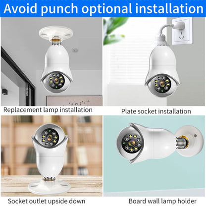 DP31 2.0MP HD Light Bulb WiFi Surveillance Camera, Support Motion Detection, Night Vision, Dual Light Source, Dual Light Source