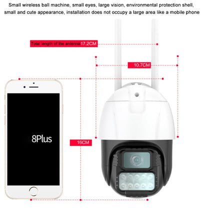 QX67 3MP Humanoid Recognition AI Alarm WiFi Dome IP Camera, US Plug, US Plug, EU Plug, UK Plug, AU Plug