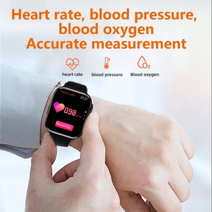 WS8 Pro 2.0 inch IPS Full Touch Screen Smart Watch, IP67 Waterproof Support Heart Rate & Blood Oxygen Monitoring / Sports Modes