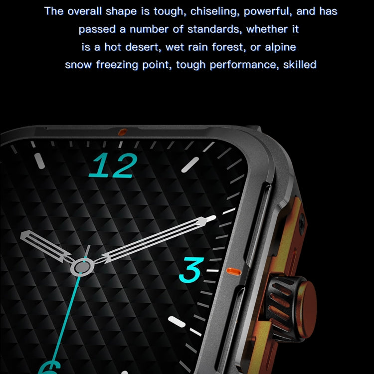 D09 1.9 inch TFT Square Screen Smart Watch Supports Blood Pressure Monitoring