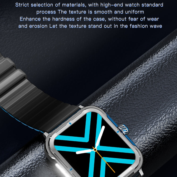 D09 1.9 inch TFT Square Screen Smart Watch Supports Blood Pressure Monitoring