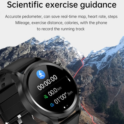 E400 1.39 inch HD Round Screen TPU Watch Strap Smart Watch Supports ECG Monitoring/Non-invasive Blood Sugar, TPU Strap(Black), TPU Strap(Red), TPU Strap(Blue)