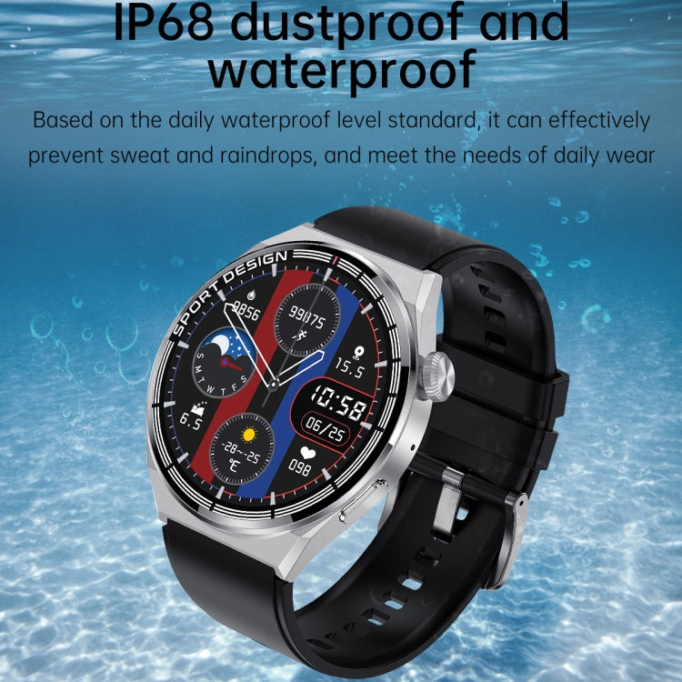 MD3MAX 1.39 inch Round Screen Steel Strap Smart Watch Supports Heart Rate Monitoring/Blood Oxygen Monitoring, Steel Strap