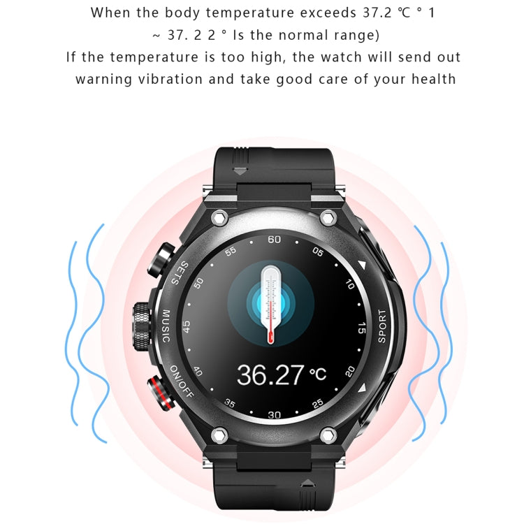 T92 1.28 inch IPS Touch Screen 2 in 1 Bluetooth Headset Smart Watch, Support Heart Rate Monitoring/Bluetooth Music