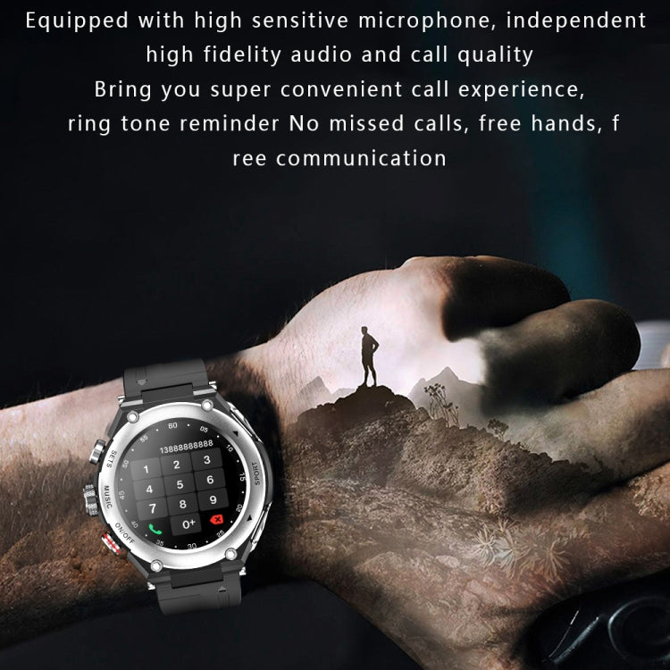 T92 1.28 inch IPS Touch Screen 2 in 1 Bluetooth Headset Smart Watch, Support Heart Rate Monitoring/Bluetooth Music