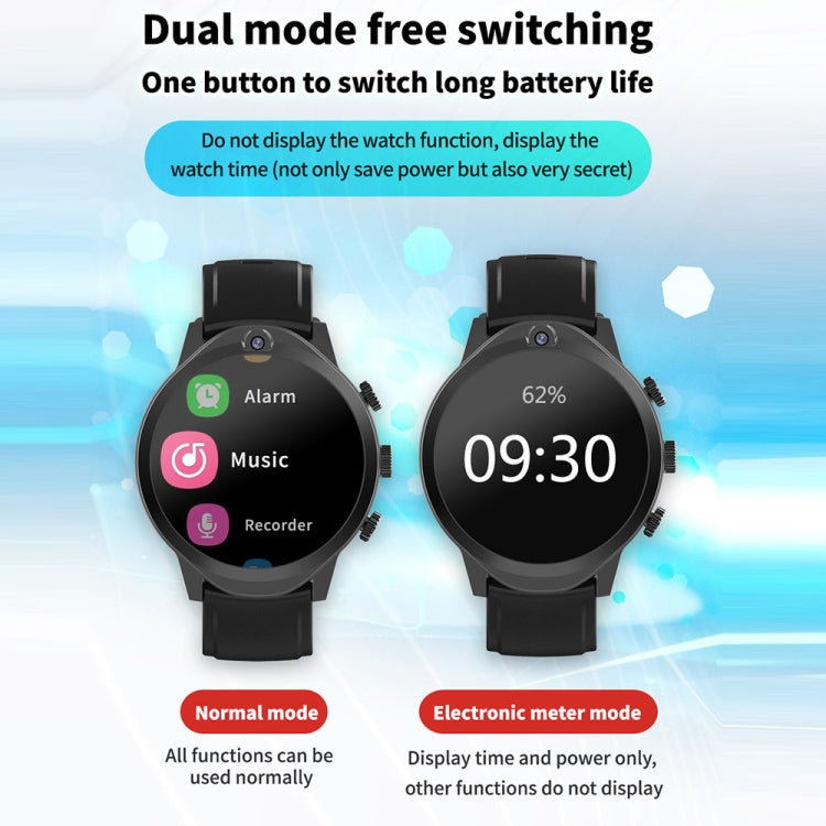 Rogbid Brave 2 1.45 inch TFT Screen Android 9.0 LTE 4G Smart Watch, Support Face Recognition, Brave 2 (Black), Brave 2 (Grey)