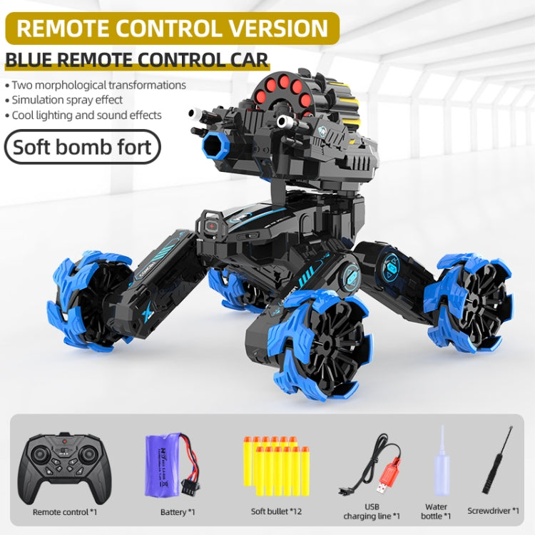 DM-518 Four-wheel Battle Blooming Tire Spray Remote Control Car, Single Control Soft Bomb, Single Control Water Bomb, Dual Control Soft Bomb, Dual Control Water Bomb