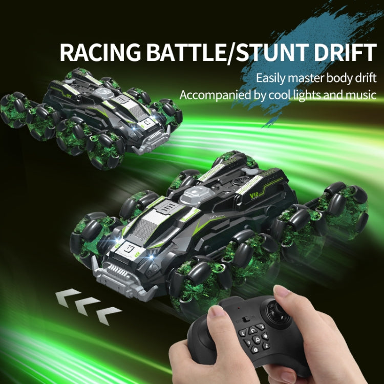 DM-558 Eight Wheel Stunt Drift Spray Remote Control Car, Single Control, Dual Control